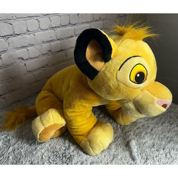 Disney The Lion King Young Simba Plush Large Stuffed Animal Toy Kids Playtime - Picture 2 of 8